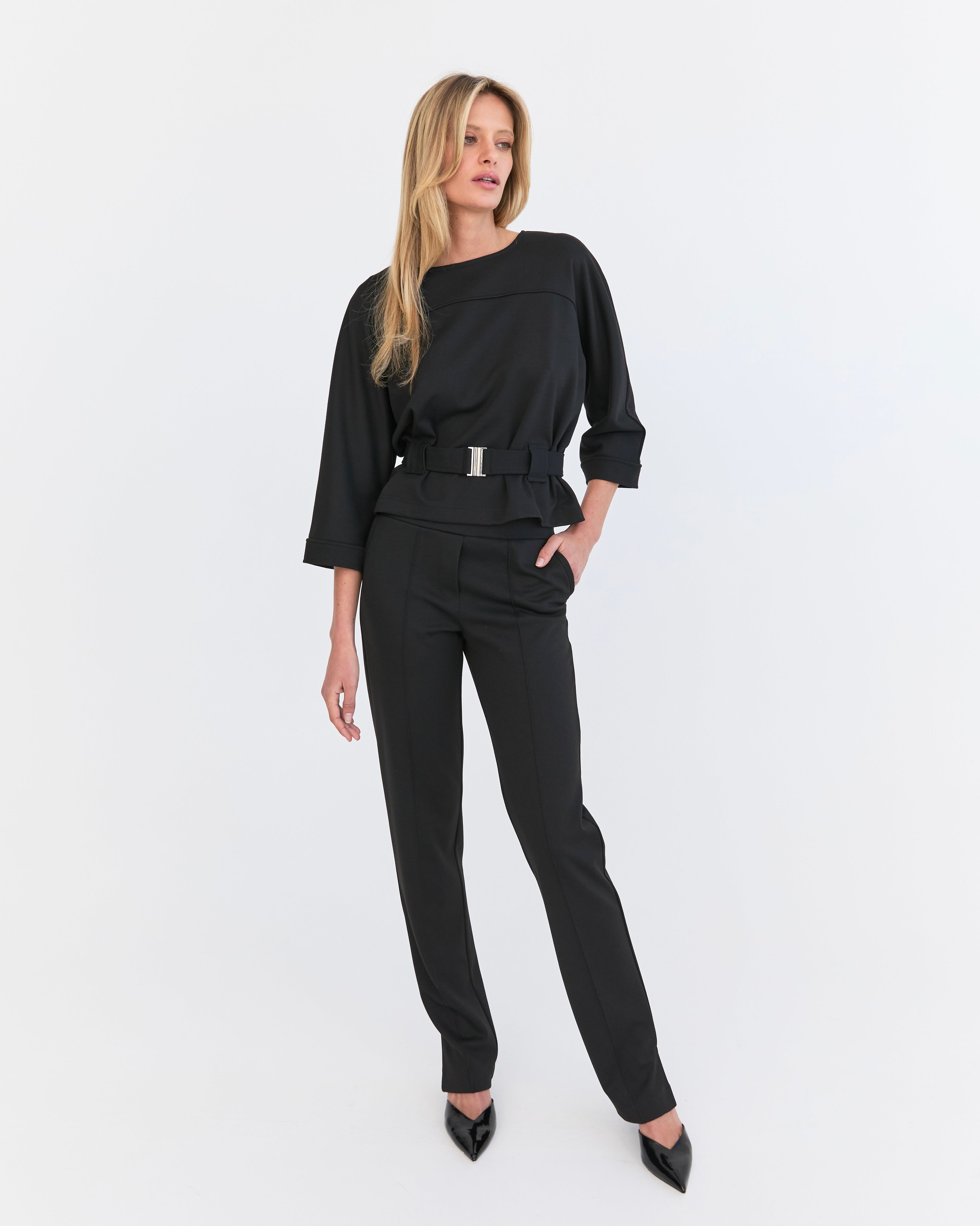 Ami Top - Black Ponte