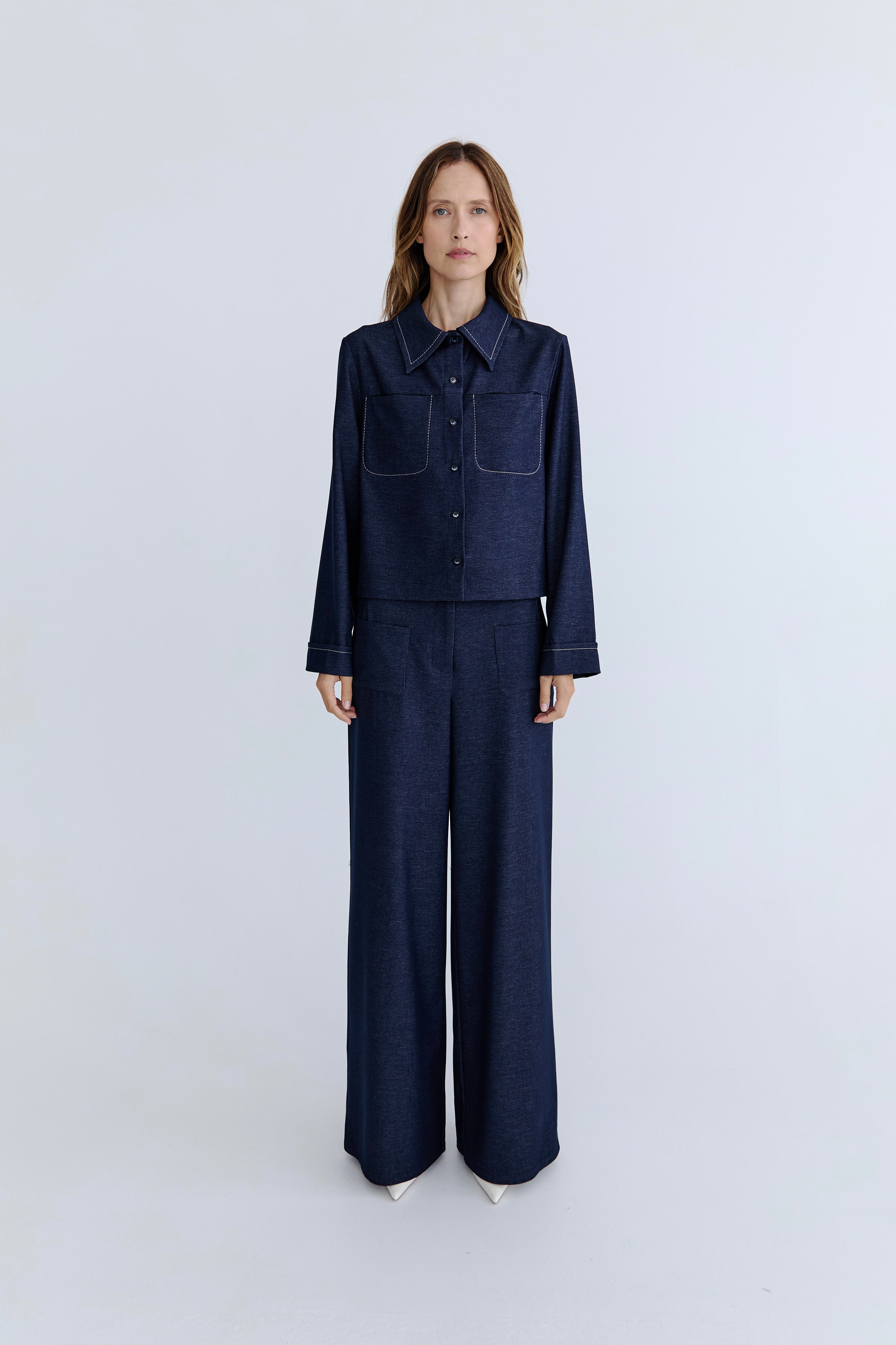 Lottie Shirt - Indigo
