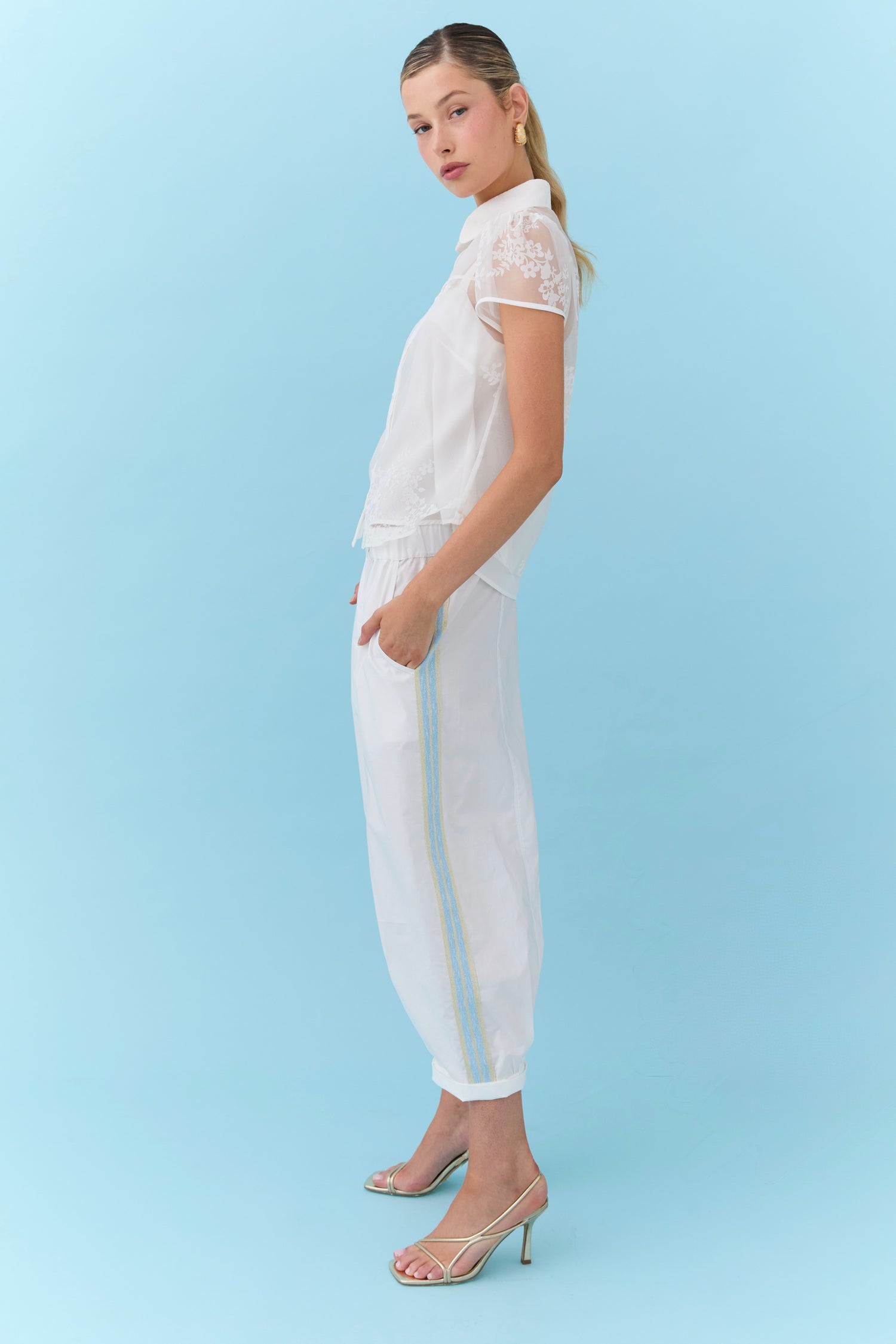 Ludovina Blouse - Floral Organza