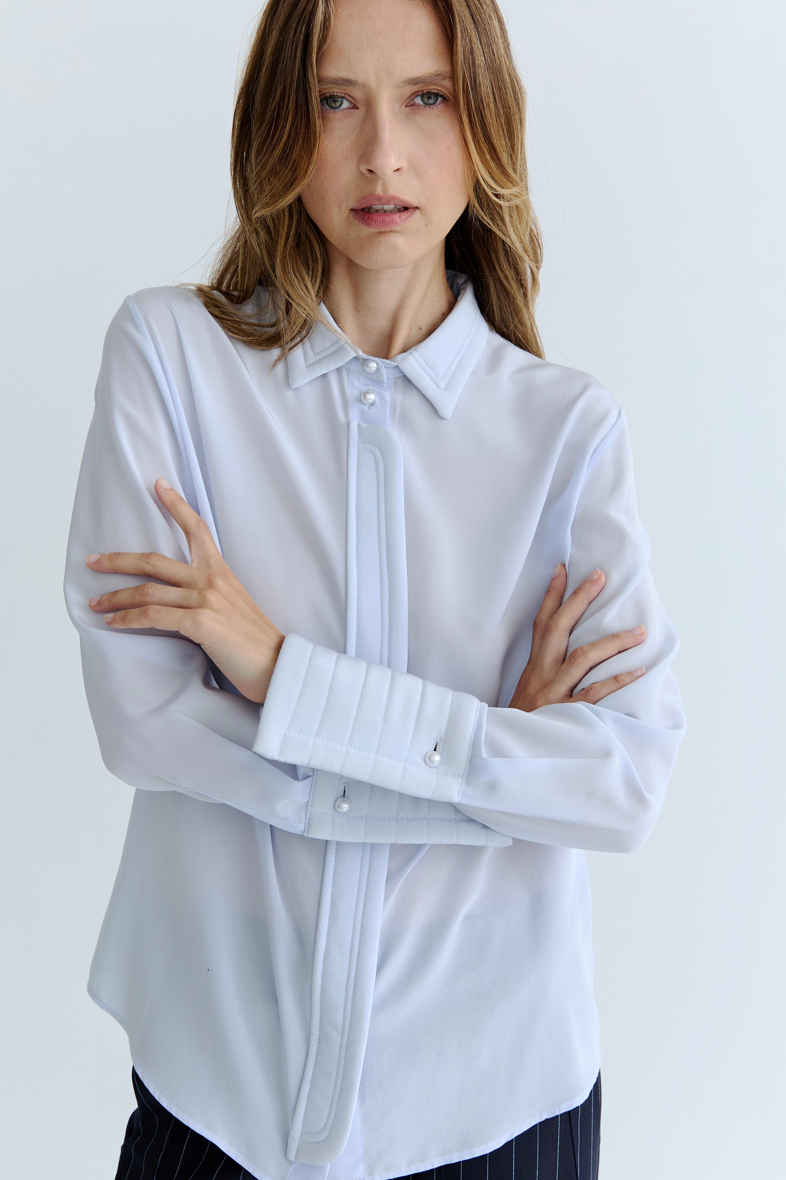Sylvie Shirt - Powder Blue
