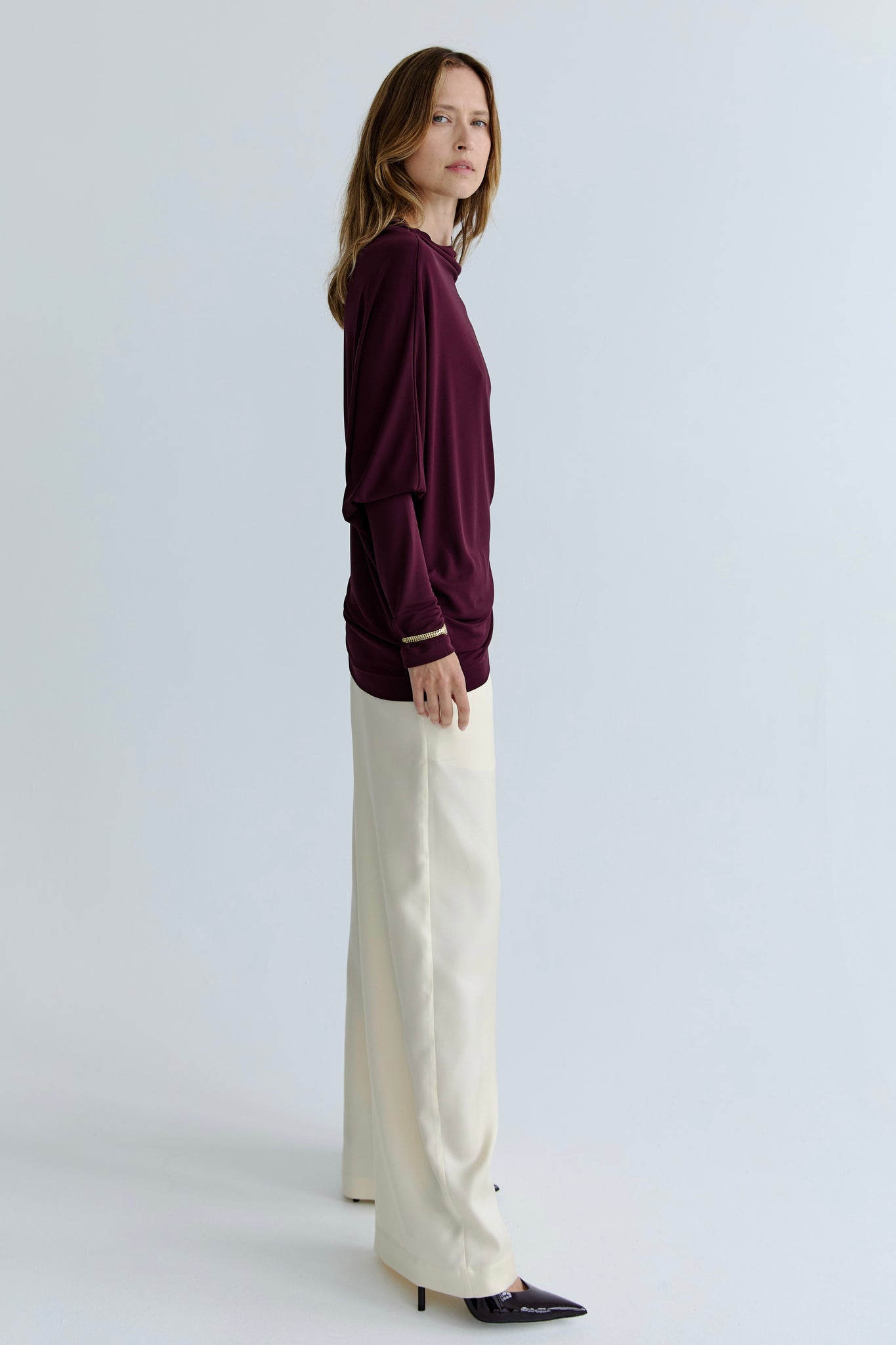 Karin Twist Top - Plum