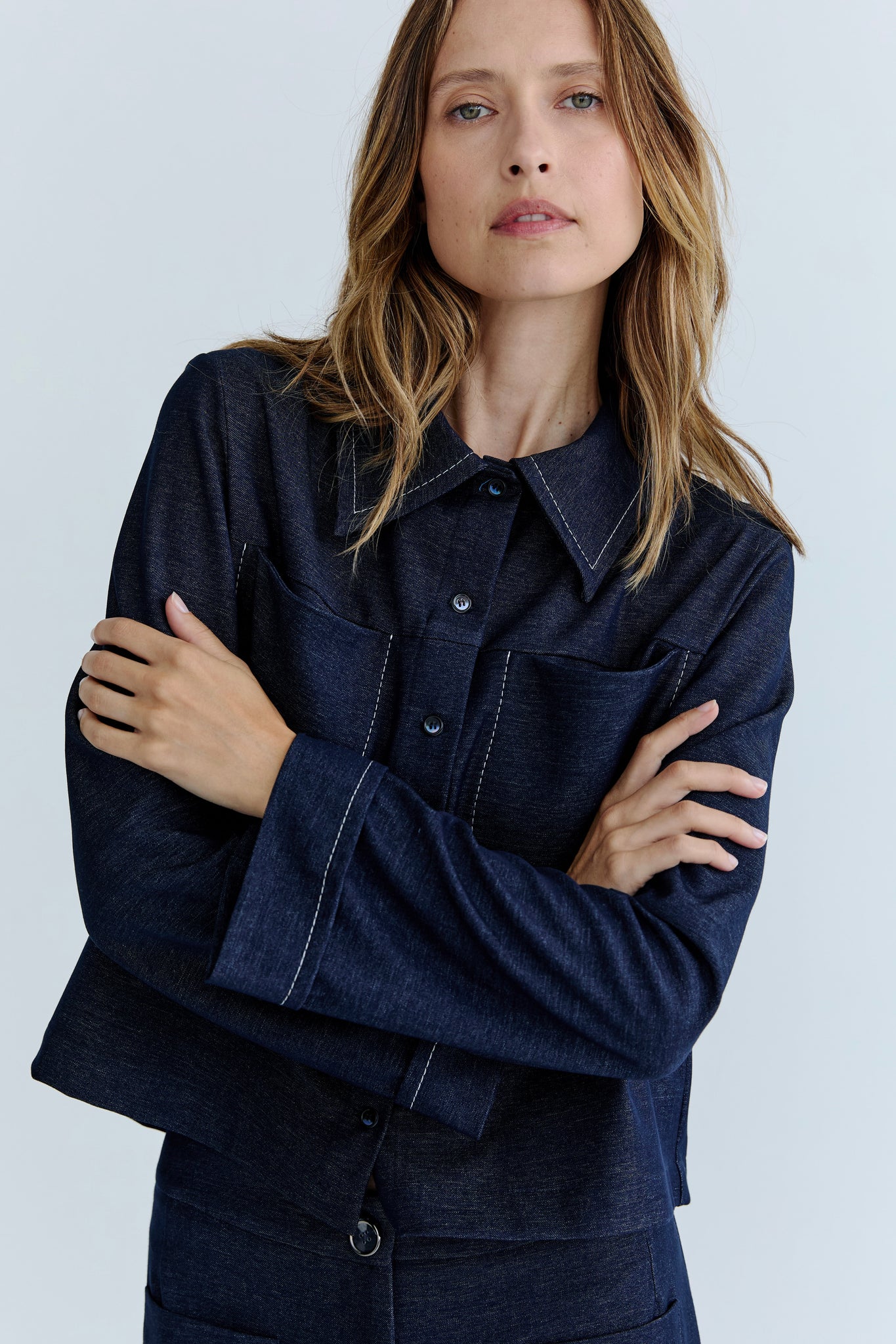 Lottie Shirt - Indigo