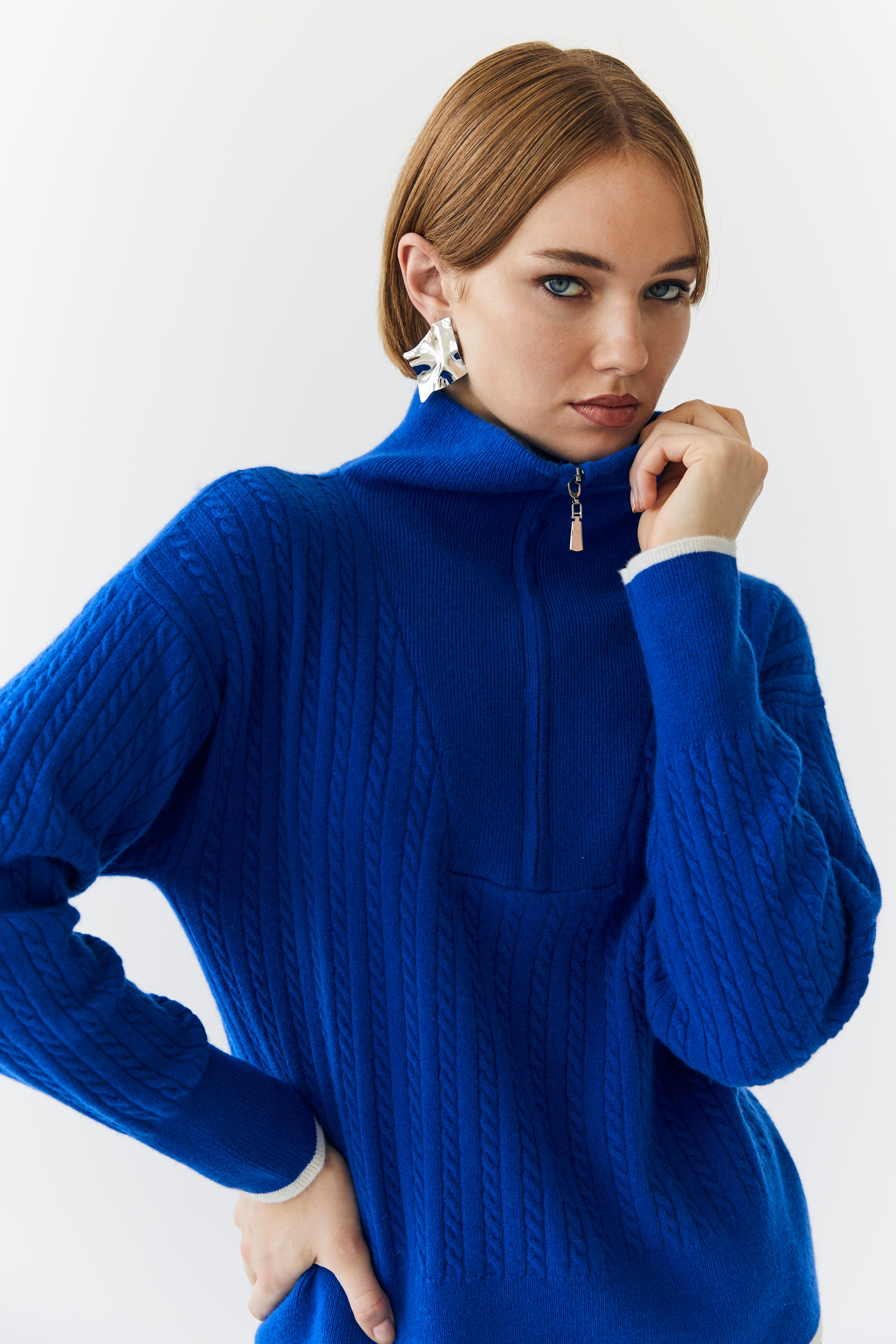 Mik Merino Knit - Cobalt