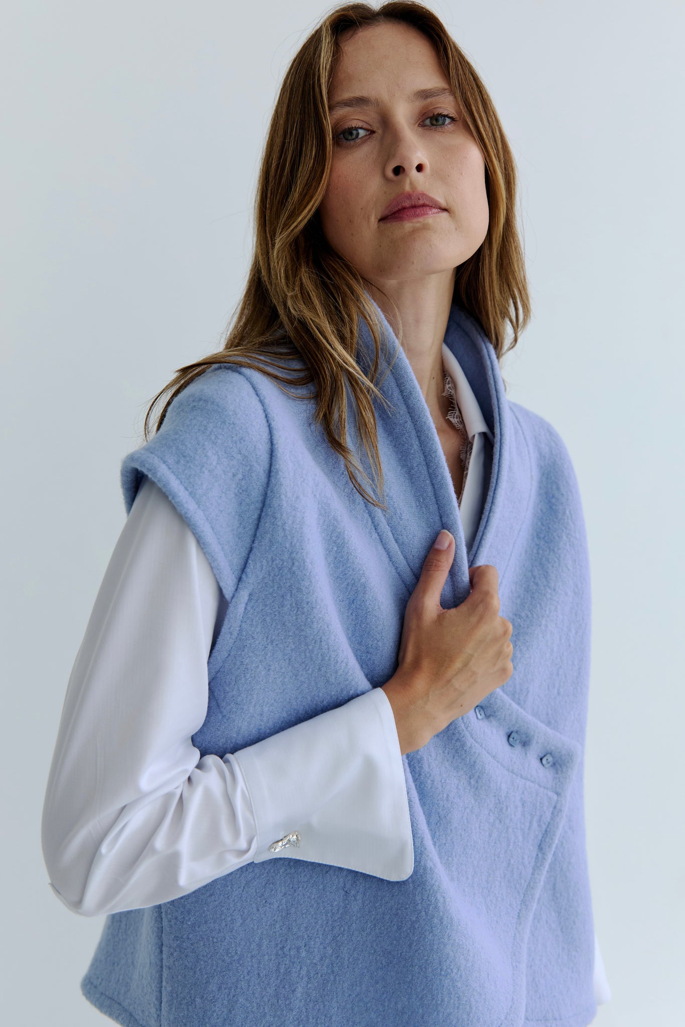 Francis Vest - Cornflower