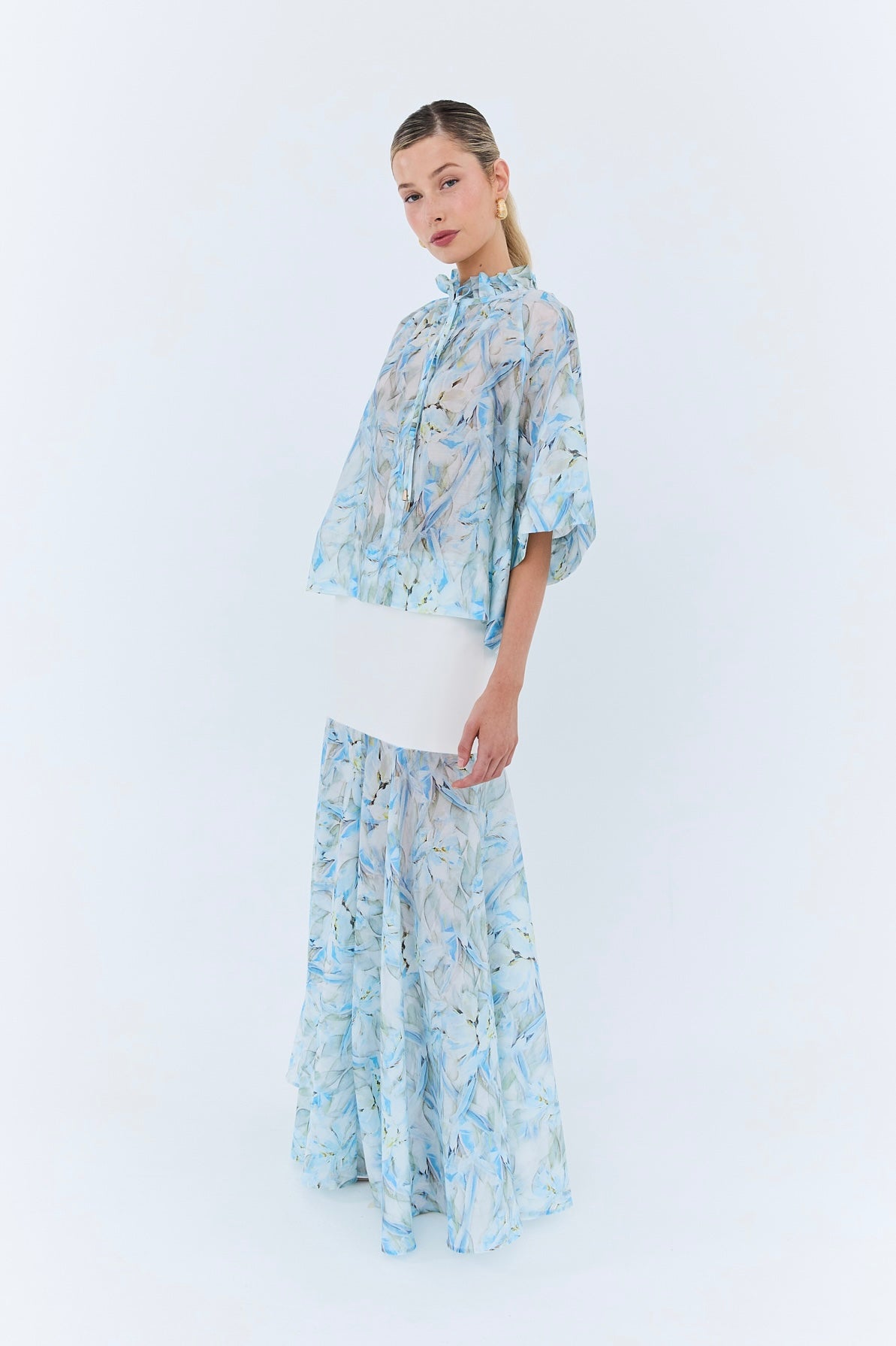 Sisi Skirt - Blue Floral