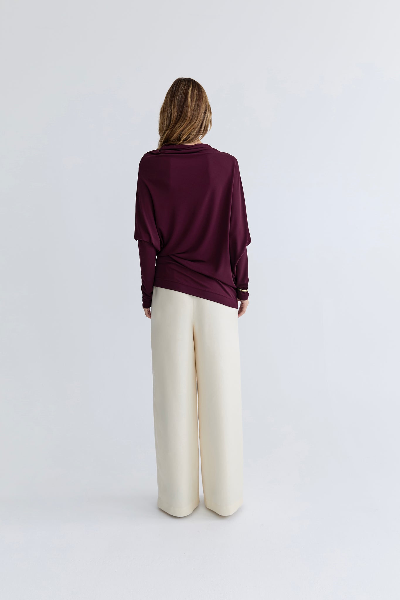 Karin Twist Top - Plum