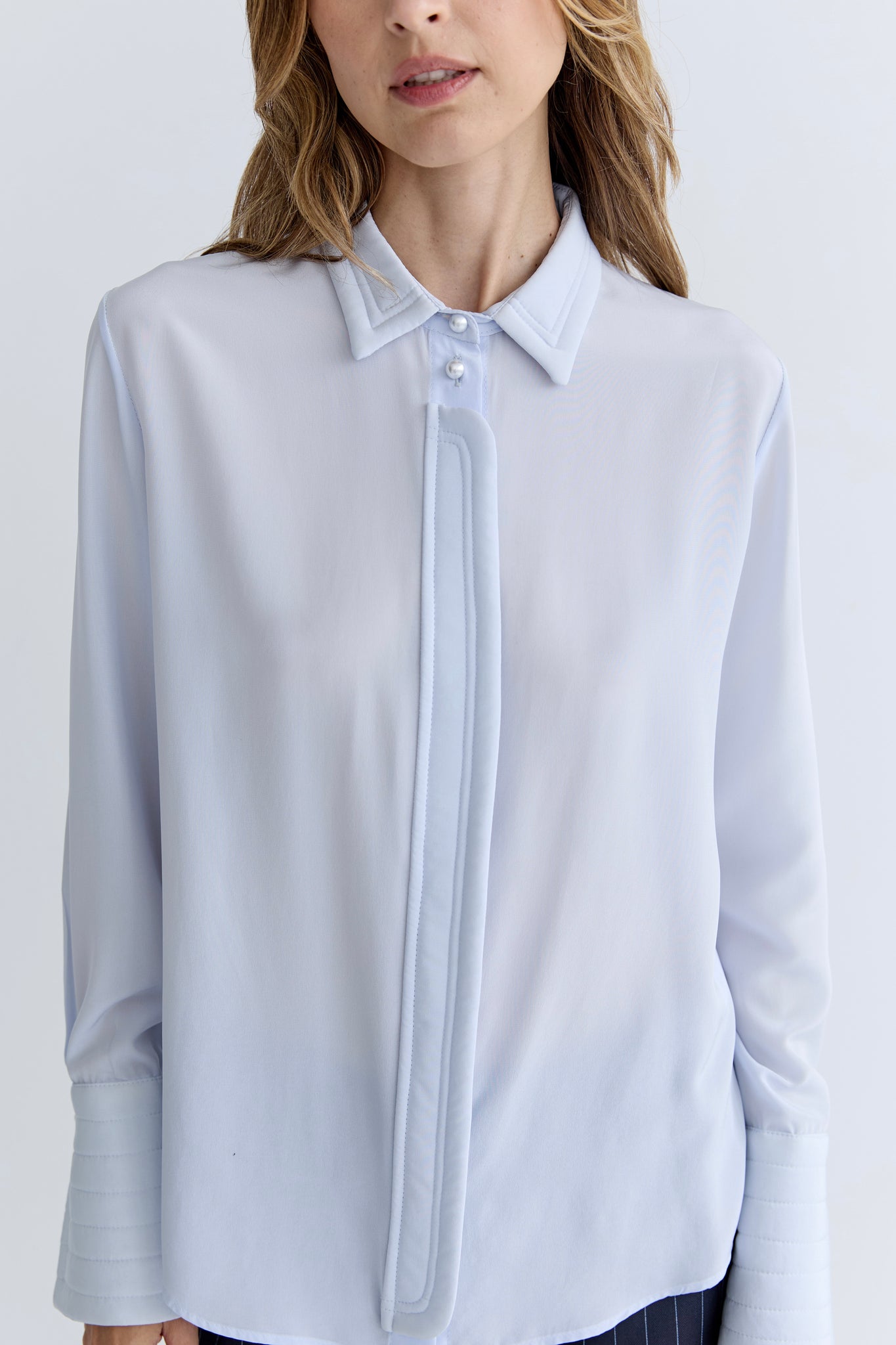 Sylvie Shirt - Powder Blue