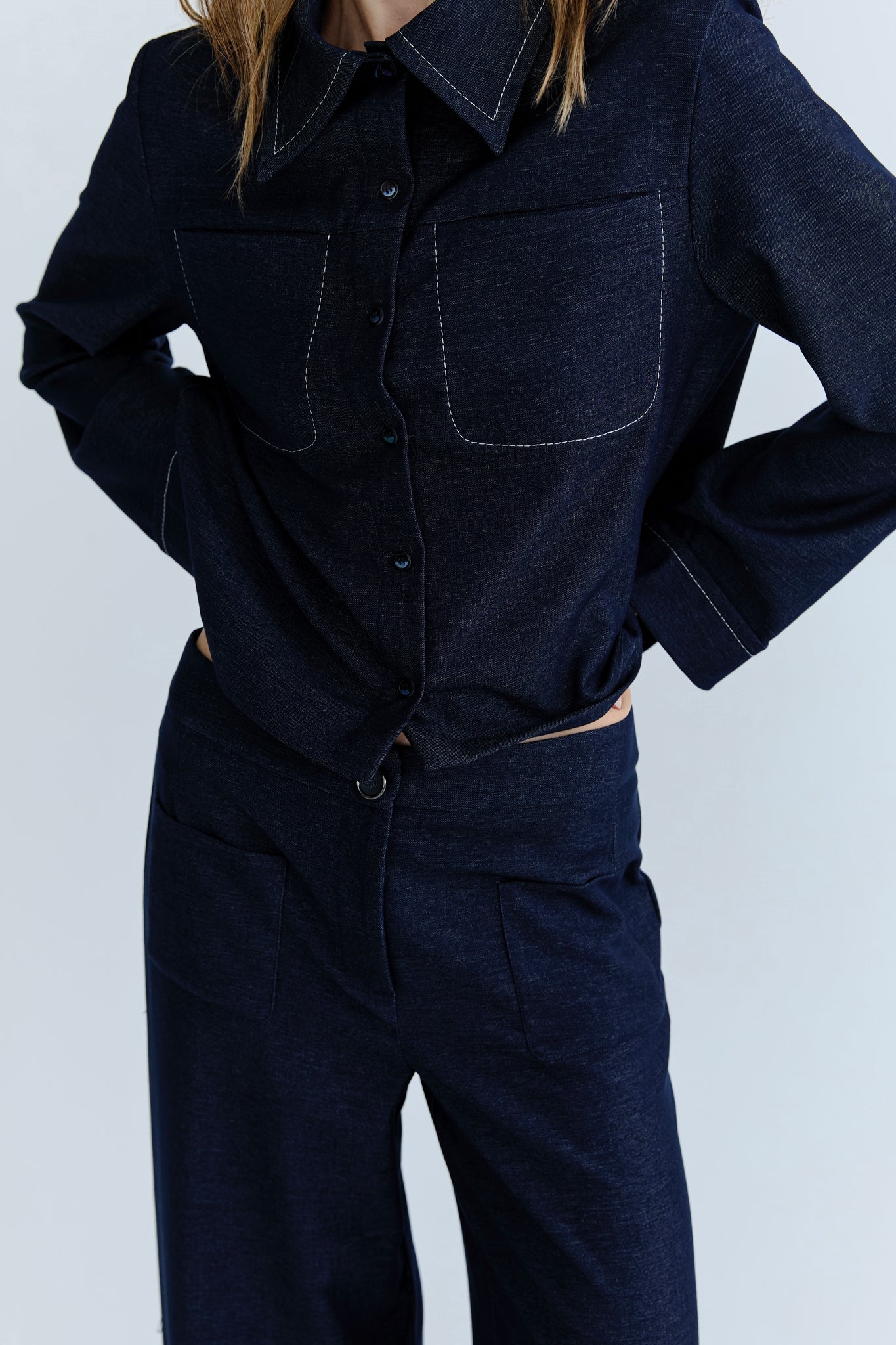 Lottie Shirt - Indigo