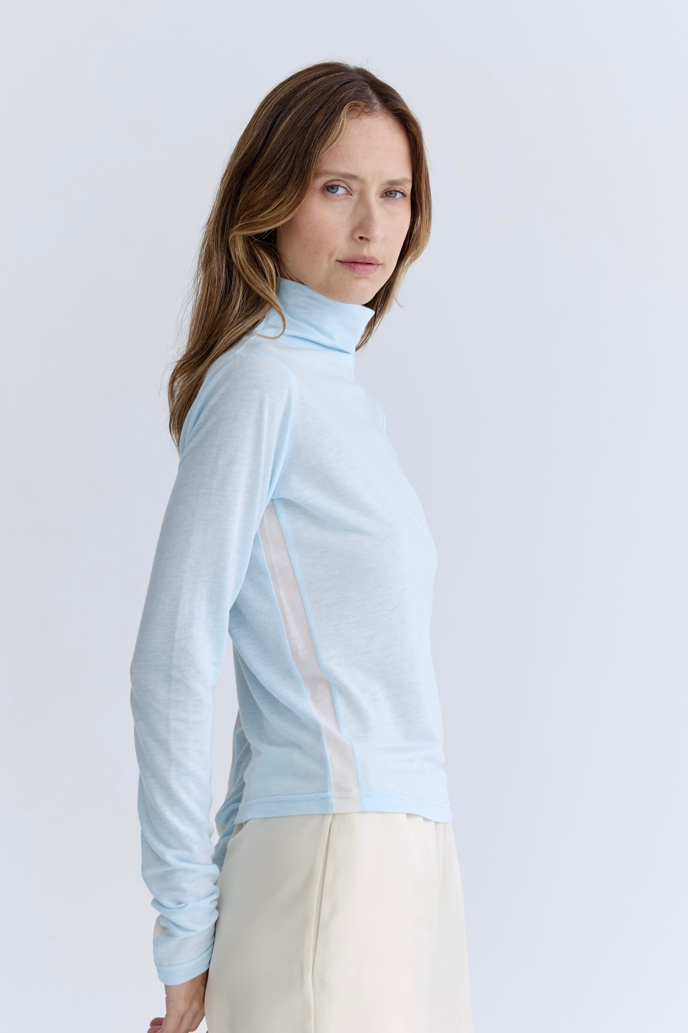 Valeria Silk Pant - Crema