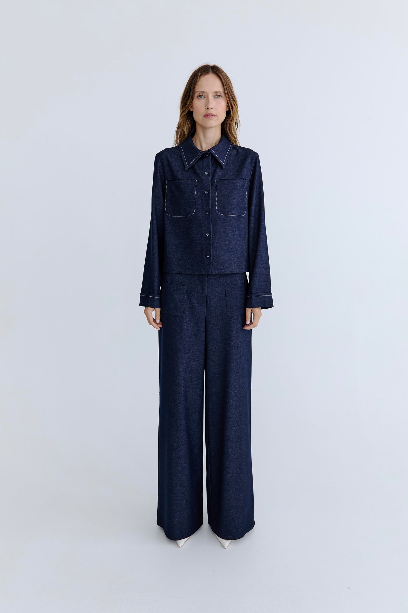 Lottie Shirt - Indigo