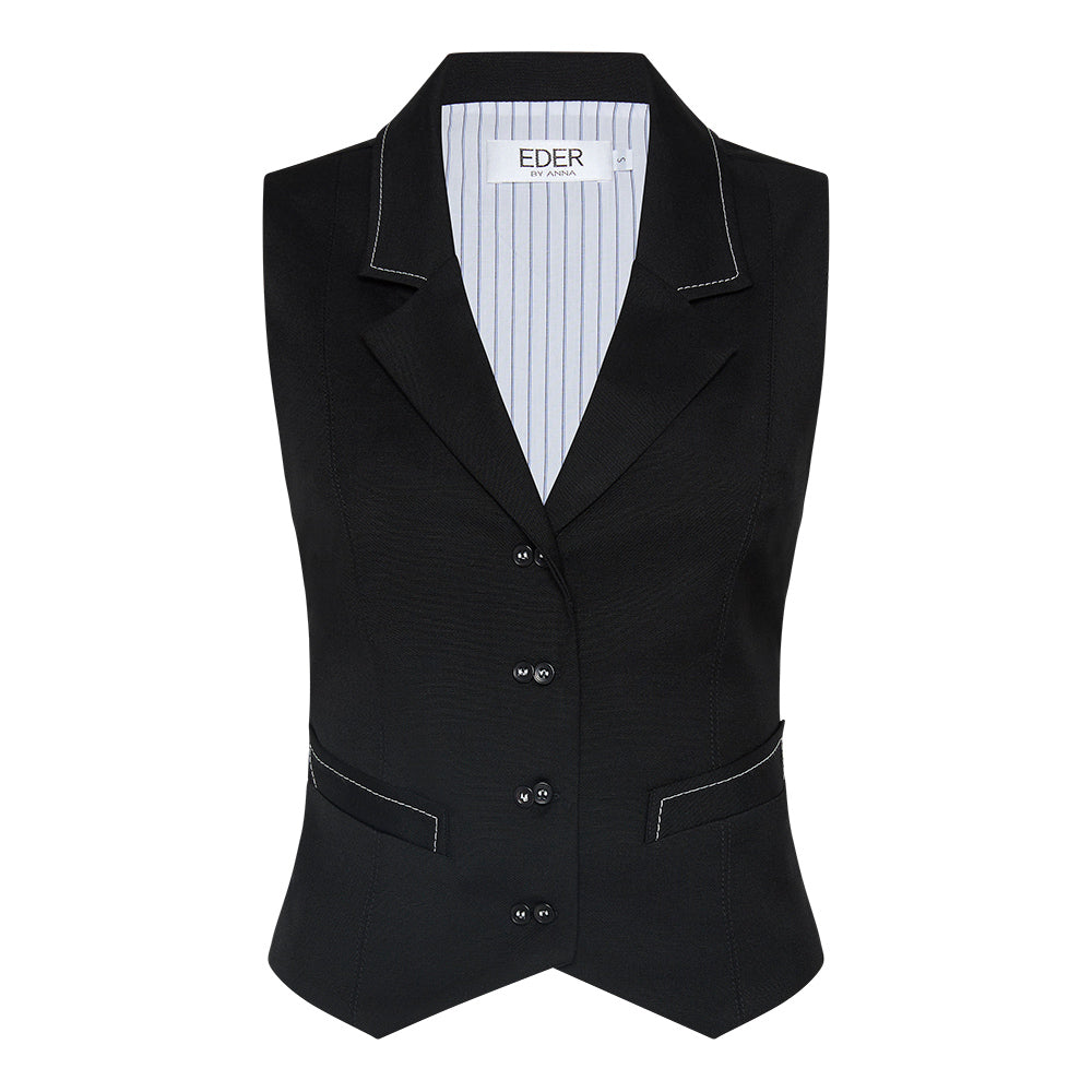 Camille Vest - Black