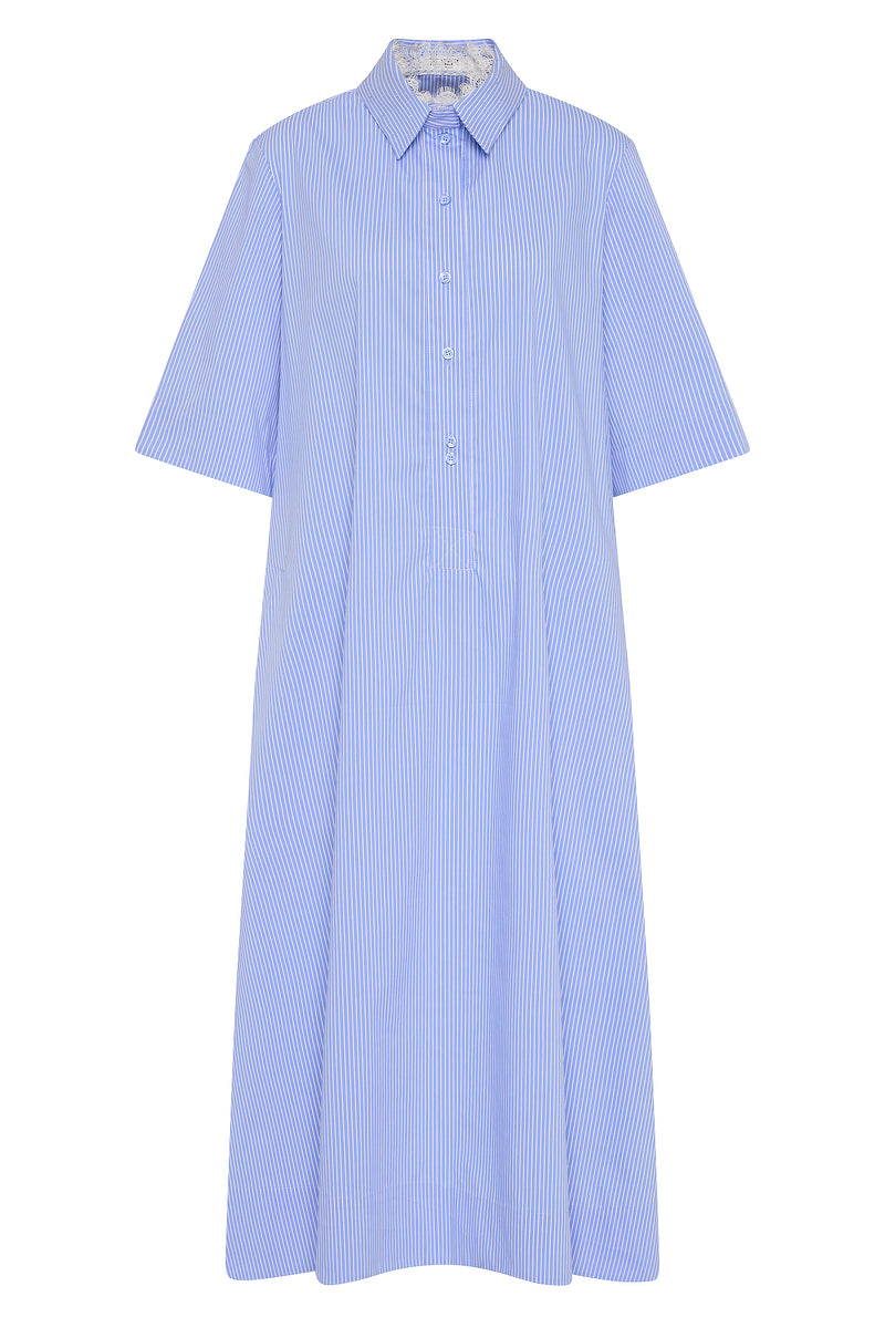 English Dress.2 - Blue Stripe