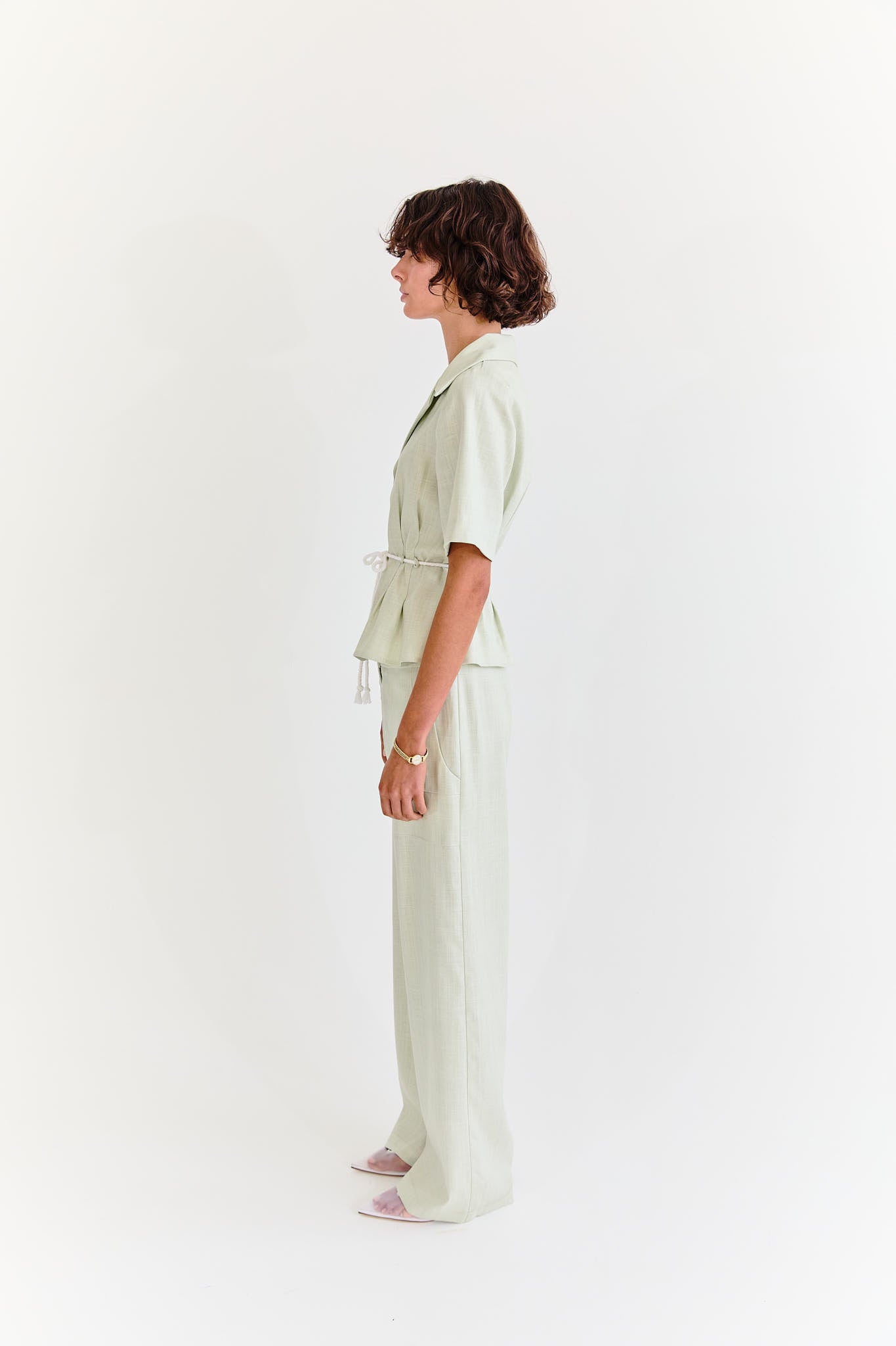 Angelina Top - Pistachio