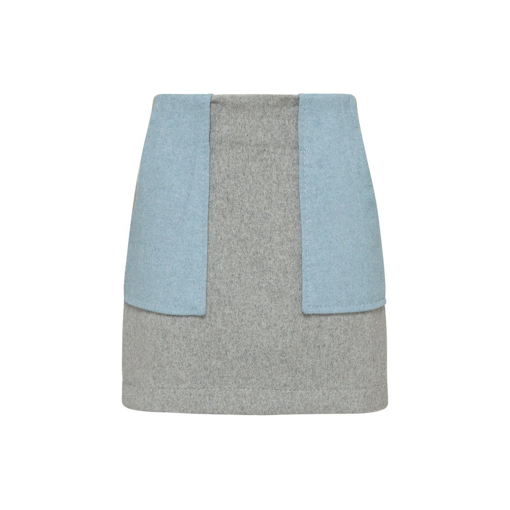Bela Skirt Grey Wool