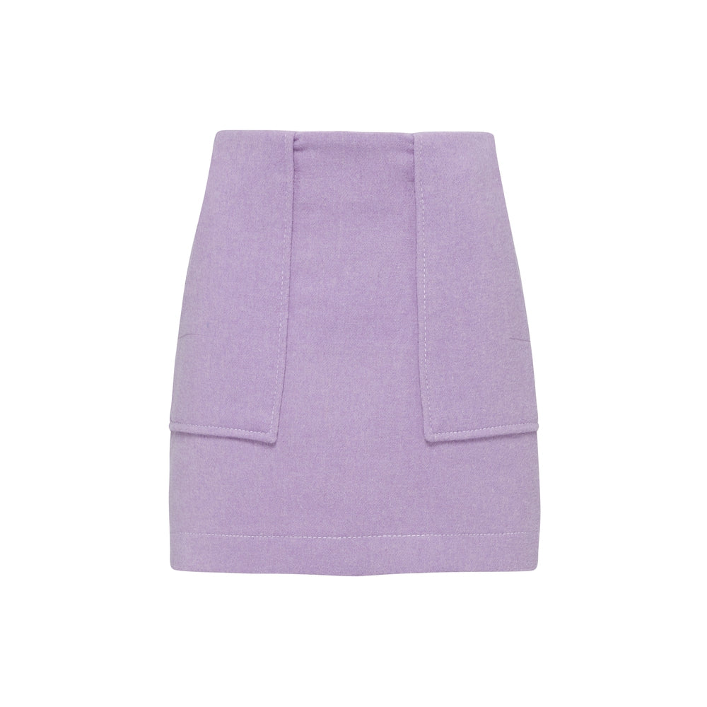 Bela Skirt Lilac Wool